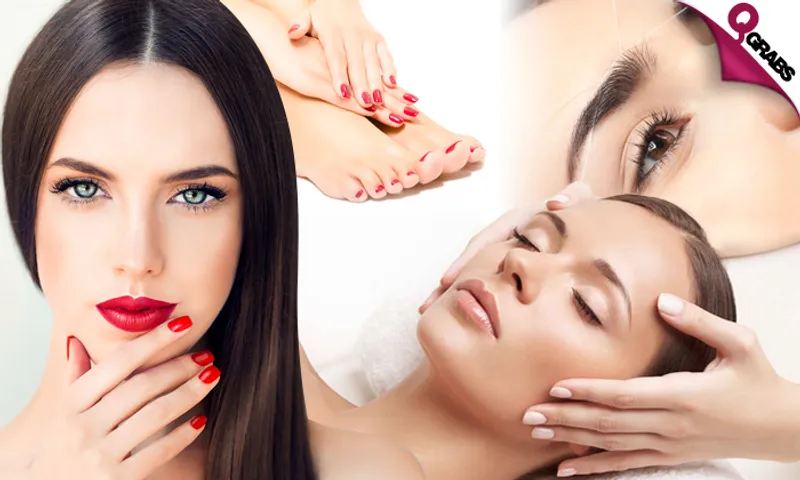 Killer Beauty Deal: Express Facial + Hair Wash & Blow-dry + Mani-Pedi with Color + Threading!